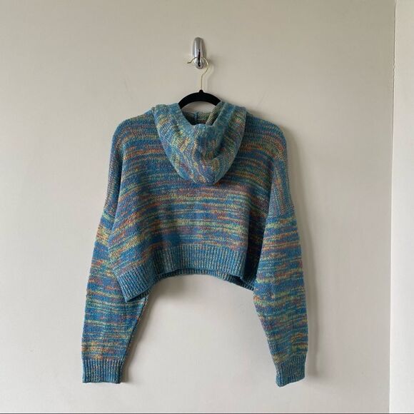 Uo Space Dye Hooded Pullover Jumper (Size:XS) - Picture 3 of 11